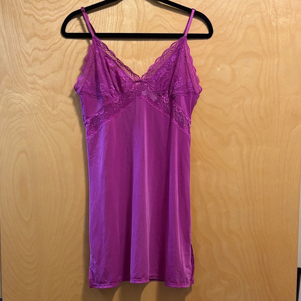 Pink chemise nightgown size large